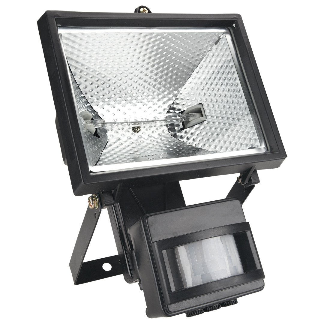 800Benaa :: Halogen lamp, 500W, black with detector 110