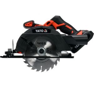 Cordless Circular Saw 165mm 18V w/1 x 2.0Ah Battery & Quick Charger Color Box Yato Brand YT-82810