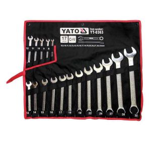 17Pcs Combination Spanner Set (8-32mm) Yato Brand YT-0363