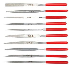 10Pcs Diamond Needle File Set 4 x 160 x 50mm Yato Brand YT-6151