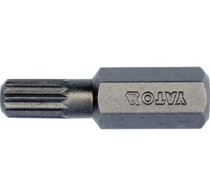 Impact Scewdriver Bits 8 x 30mm SPLINE M6 10pcs/Box Yato Brand YT-78191 (99337)