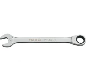 Non-Slip Combination Ratchet Wrench 11mm Yato Brand YT-0256