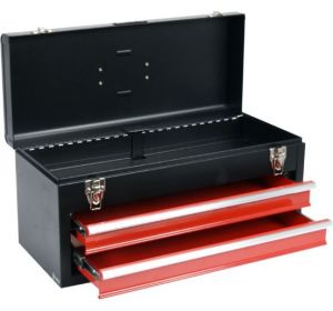 Metal Tool Box 2 Drawers 218 x 255 x 520mm Yato Brand YT-08872