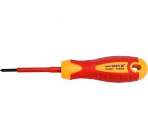 Insulated Philips Screwdriver PH0 x 60mm VDE-1000V Yato Brand YT-2821