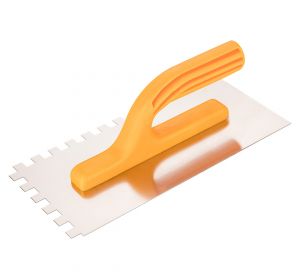 Stainless steel float - 280 x 130mm, 8 x 8 x 8mm teeth