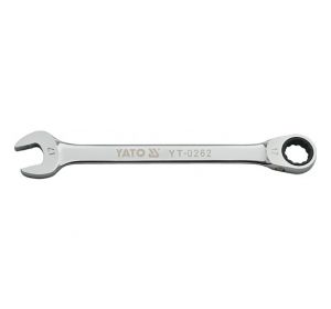 Non-Slip Combination Ratchet Wrench 15mm Yato Brand YT-0260