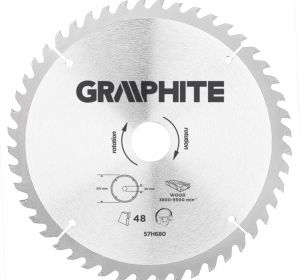 Circular saw blades with HM tips  216 x 30mm , 48 teeth