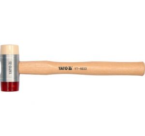 PU & Nylon Head Mallet 45mm Wooden Handle Yato Brand YT-4633