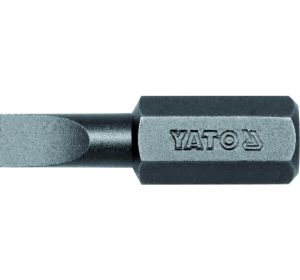 Impact Screwdriver Bit 8mm x 30mm Slotted 5.5mm 50pcs/Box Yato Brand YT-7891 (99347)