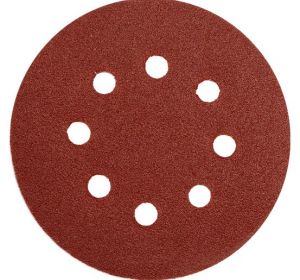 Velcro Abrasive Disc with Holes C Backing 125mm Grit 40 5pcs/Set Yato Brand YT-83451