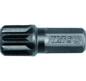 Impact Screwdriver Bit 8mm x 30mm Spline M12 20pcs/Box Yato Brand YT-7933 (99351)