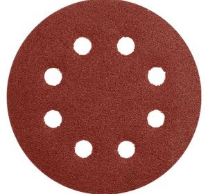 Velcro Abrasive Disc with Holes C Backing 115mm Grit 120 5pcs/Set Yato Brand YT-83445