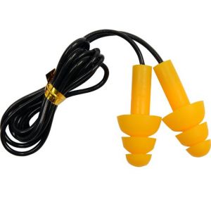 Silicone Ear Plugs with Cord 22DB (1pair/pkt) Yato Brand YT-7456