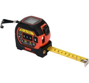 Laser Distance Meter  3-in-1 w/tape measure & Cross Line Laser Yato Brand YT-73122