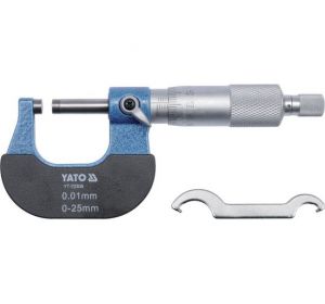 Mechanical Micrometer 0-25mm in Plastic Case  YT-72300