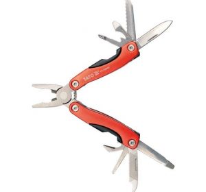 Multifunctional Knife 9Pcs SS Head Allu Handle Yato Brand YT-76040