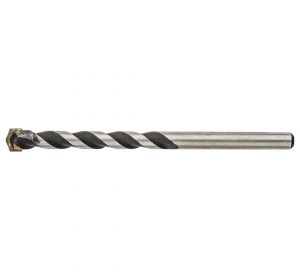 Black & white masonry drill, 10 x 120mm, buterfly tip