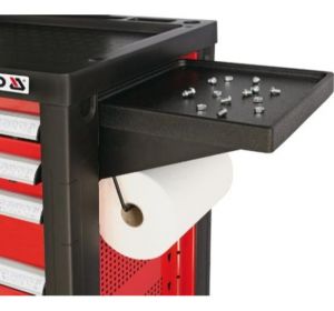 Shelf and paper Roll Holder for Tool Trolley 305 x 305 x 145mm Yato Brand YT-0907