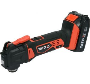 Cordless Multifunction Tool 18V w/1 x 2.0Ah Battery & Quick Charger Color Box Yato Brand YT-82818