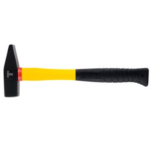 Machinist's hammer 800g, fibreglass handle, rubber grip