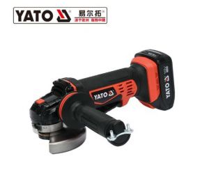 Cordless Angle Grinder 100mm 18V w/1 x 2.0Ah Battery Color Box Yato Brand YT-82825