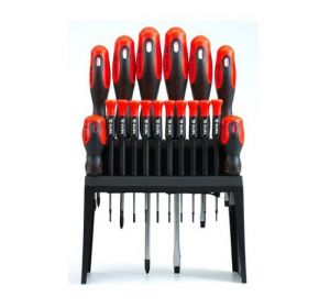 Screwdriver Set 18Pcs Plastic Hanger + Double Blister Yato Brand YT-2786