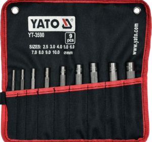 Punch Set 9Pcs Yato Brand YT-3590