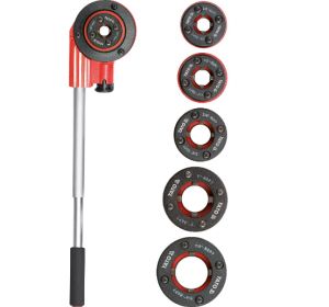 6 Pcs Ratchet Die Stocks 1/4