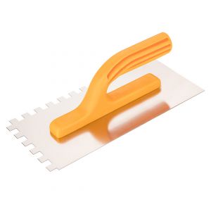 Stainless steel float - 280 x 130mm, 10 x 10 x 10mm teeth