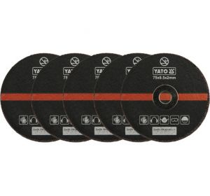 Metal Cutting Disc 5pcs/Set 75 x 2 x 9.5mm for YT-0993 Yato Brand YT-0994
