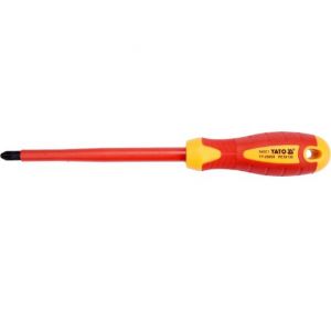 Insulated Pozidrive Screwdriver PZ3 x 150mm VDE-1000V Yato Brand YT-28263