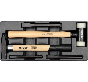 Drawer Insert With Hammers and Cisels 5pcs Yato Brand YT-5540