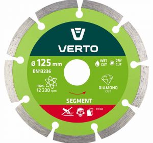Diamond disc 125mm, segmented