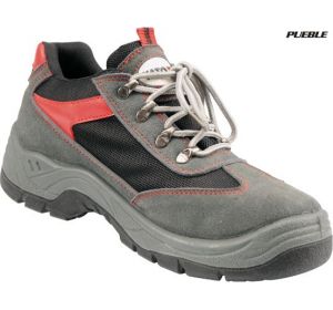 Low-Cut Safety Shoes Suede Leather with Lining Size: 46 S3 PUEBLE  YT-80590