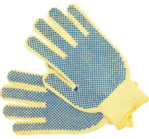Working Gloves Cut Resistant With Dots 1pair on Header Card Yato Brand YT-7476