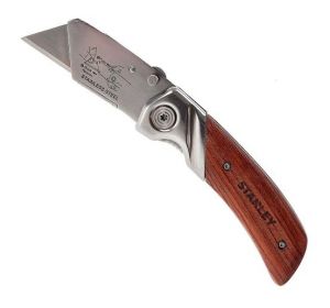 Folding Knife Wooden Handle 10-073 - Stanley 