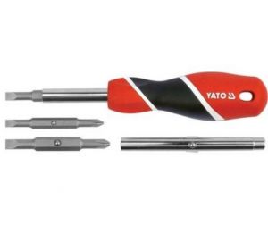 6-in1 Interchangeable Screwdriver Set Yato brand YT-25971