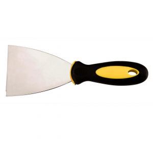 Scraper 75mm, stainless steel blade, bimaterial handle