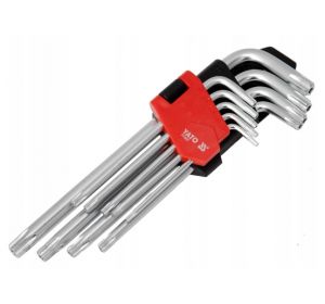 Torx Key 9Pcs  T10 - T50 Cr-V Yato Brand YT-0511