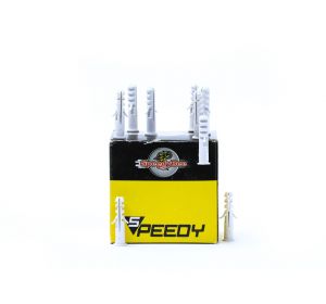 SPEEDY BEE WALL PLUG WITH LIP-5 x 25-BAG=50box
