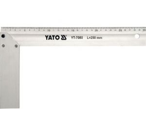 Aluminium Try Square 250mm Yato Brand YT-7080