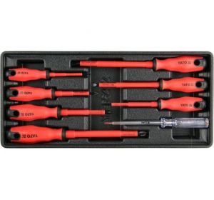 Drawer Insert With Insulated Screwdrivers 8pcs Yato Brand YT-55462