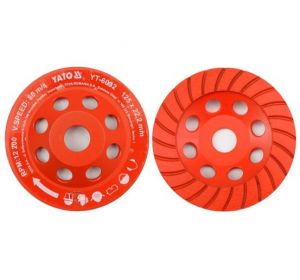 Diamond Grinding Cup Wheel 125mm x 22.2 Segment Size: 4.5 x 20mm Yato Brand YT-6032