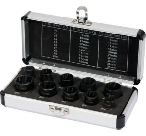 Twist Socket Set 10pcs 3/8