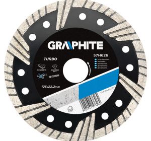 Diamond disc 125mm, Turbo