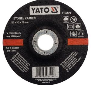 Stone Cutting Disc 125 x 3.2 x 22mm Yato Brand YT-6129