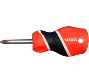 Yato PH1 x 38mm Philips (Cross) Screwdriver, YT-25922, Red/Black