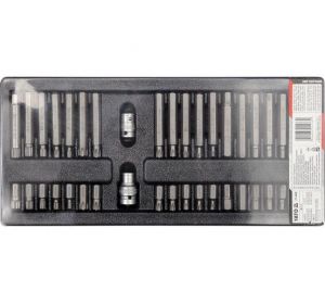 Drawer Insert With Screwdriver Bits 40pcs Yato Brand YT-5538