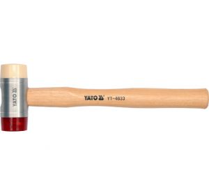 PU & Nylon Head Mallet 35mm Wooden Handle Yato Brand YT-4632