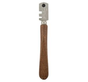 Glass Cutter 6 Steel Wheels Wooden Handle Stanley 14-040 